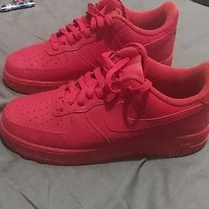 Red Air Force Ones